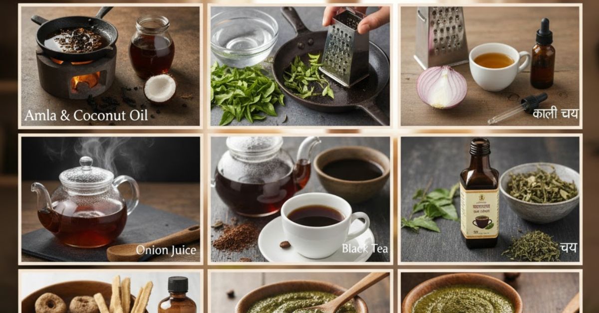 सिर्फ 7 चीजें रात को लगाईं, 4 महीने में सारे सफेद बाल गायब – आज लोग पूछते हैं ब्लैक डाई कौन सी लगाई?